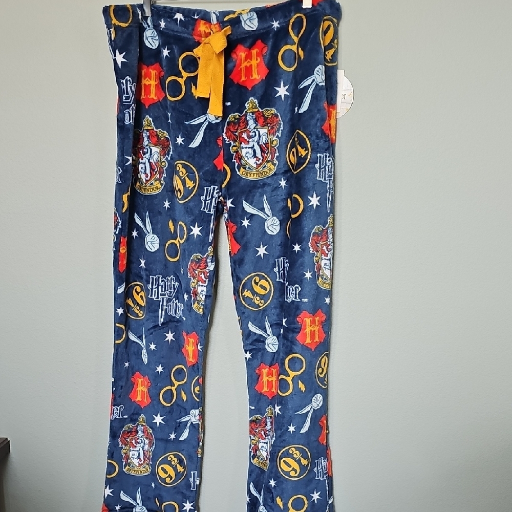 Warner Bros. Harry Potter Cozy Fleece Pajama Pant Bottoms NWT XL